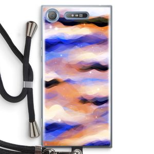 Donkere Wolken: Sony Xperia XZ1 Transparant Hoesje met koord