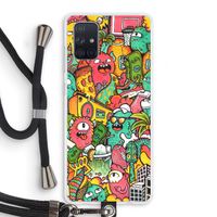 Vexx City: Samsung Galaxy A71 Transparant Hoesje met koord
