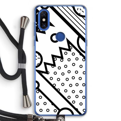 Pop Art #4: Xiaomi Mi Mix 3 Transparant Hoesje met koord