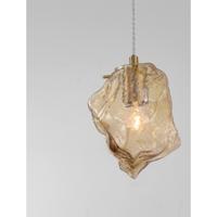 Lyora HanglampOdelle goud met amber glas - 9009253