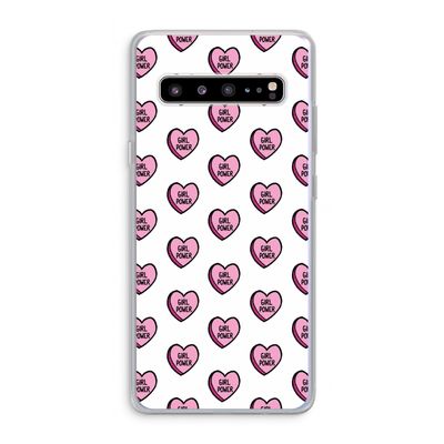 GIRL POWER: Samsung Galaxy S10 5G Transparant Hoesje