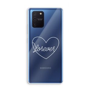 Forever heart pastel: Samsung Galaxy Note 10 Lite Transparant Hoesje
