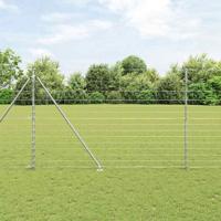 Weidehekwerk Zilver 25 x 1.6 m Gegalvaniseerd staal