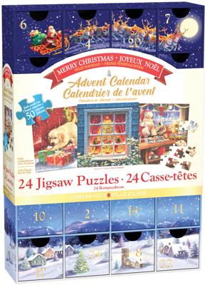 Merry Christmas Adventskalender 24 x 50 Stukjes