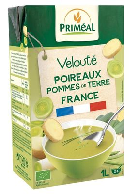 Primeal Aardappel prei soep uit Frankrijk bio (1 ltr)