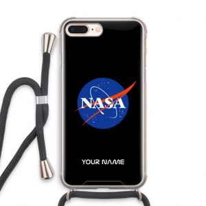 NASA: iPhone 8 Plus Transparant Hoesje met koord