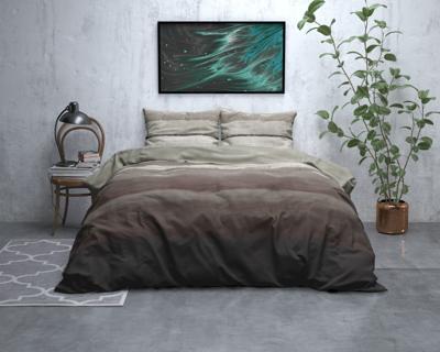 RoyalTextile - Marcus Dekbedovertrek Flanel - Taupe - 140 x 220 RoyalTextile - Marcus Dekbedovertrek Flanel - Taupe - 140 x 220