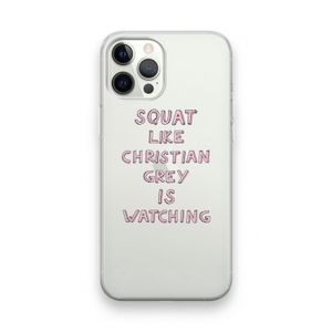 Christian Grey: iPhone 12 Pro Transparant Hoesje