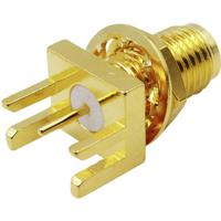 TRU COMPONENTS SMA-KE3 SMA-connector Bus, inbouw verticaal 50 Ω 1 stuk(s) - thumbnail