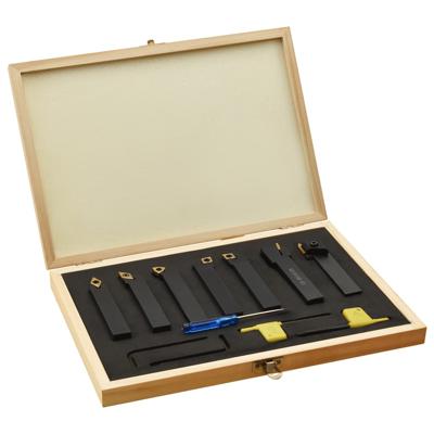 VidaXL 12-delige draaigereedschapsset indexeerbaar 100 mm 16x16 mm