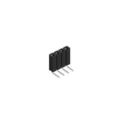 Fischer Elektronik Female header (standaard) Aantal rijen: 1 10026510 10 stuk(s)