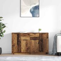 Dressoirs met lade 2 pcs Oud Hout 60 x 30 x 70 cm Bewerkt hout