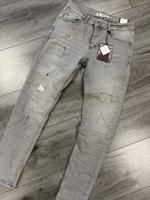 Tailor Stash - Heren Jeans - Grijs - Lengte 32