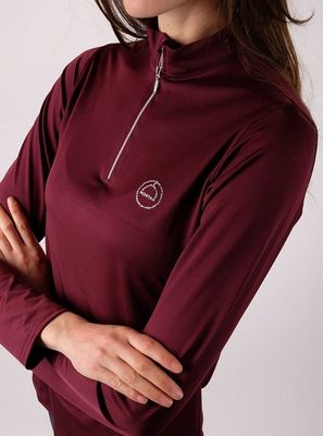 Montar Everly Polo Longsleeve Crystal Logo Montar Everly Polo Longsleeve Crystal Logo