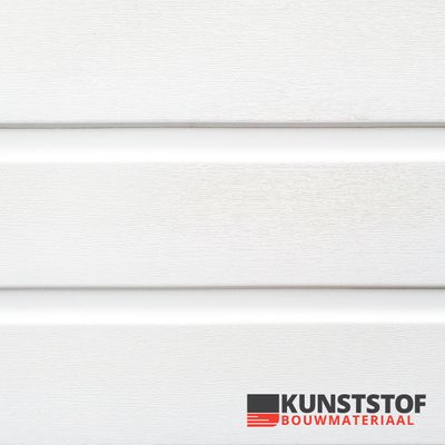 Duafort Kunststof Rabat - Wit ( canexel vervanger, zelfde paneeldikte)