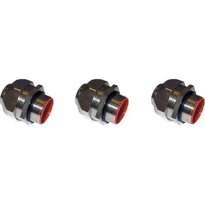 HELU 94153 Slangbevestiging Zilver M25 Recht 5 stuk(s)