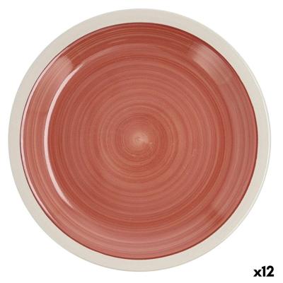 Eetbord Quid Calypso Terra cotta Keramisch Ø 27 cm (12 Stuks)