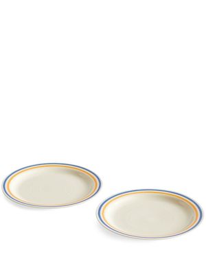 HAY lot de deux assiettes Sobremesa - Tons neutres