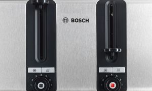 Bosch Haushalt TAT7S45 Broodrooster 4 branders, Toastfunctie Grijs, Zwart