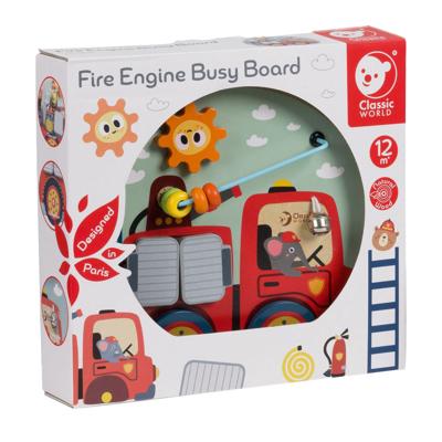 Classic World houten speelbord brandweer