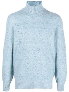 Brunello Cucinelli pull en maille à col roulé - Bleu