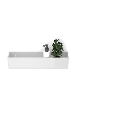 Looox Colour shelf box Special BoX rechthoek 30x10x10cm wit cshbox30w