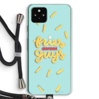 Always fries: Pixel 5a 5G Transparant Hoesje met koord