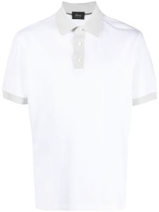 Brioni polo en coton - Blanc