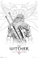 Poster The Witcher Geralt Sketch 61x91,5cm