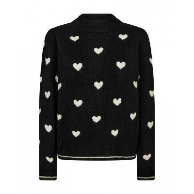 FreeQuent - Zwart | Dames | Trui | Zwart | M | regular | Kamst mode