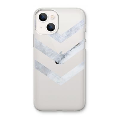 Marmeren pijlen: iPhone 13 mini Transparant Hoesje