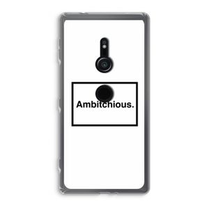 Ambitchious: Sony Xperia XZ2 Transparant Hoesje