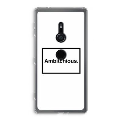 Ambitchious: Sony Xperia XZ2 Transparant Hoesje