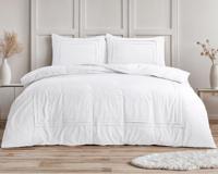 RoyalTextile - Tailored Dekbedovertrek Micropercal - Wit - 200 x 220