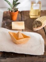 Origami boot badspeeltje - OLI & CAROL nude - thumbnail