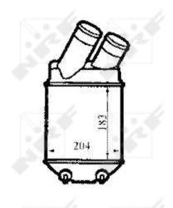 Intercooler, inlaatluchtkoeler 30832