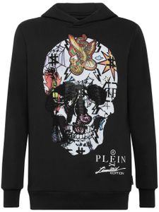 Philipp Plein hoodie à ornements en cristal - Noir