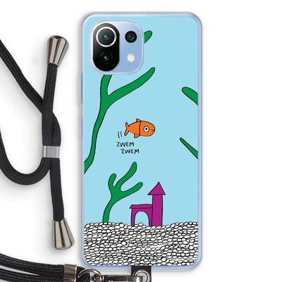 Aquarium: Xiaomi Mi 11 Lite Transparant Hoesje met koord