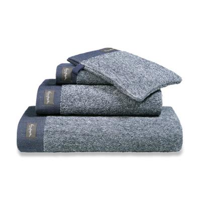 Vandyck Vandyck Home Mouline Blue Ink Handdoek 60x110