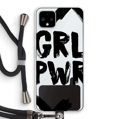 Girl Power #2: Pixel 4 XL Transparant Hoesje met koord