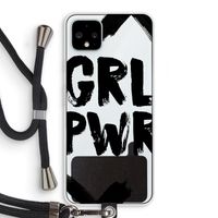 Girl Power #2: Pixel 4 XL Transparant Hoesje met koord