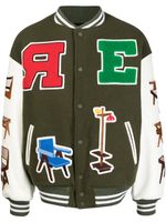 Readymade veste bomber à détail de patch - Vert Readymade veste bomber à détail de patch - Vert