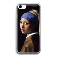 The Pearl Earring: iPhone SE 2020 Transparant Hoesje