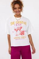 Ydence T-shirt Cocktail club | Orange/berry pink