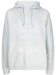 DSQUARED2 hoodie à logo imprimé - Gris