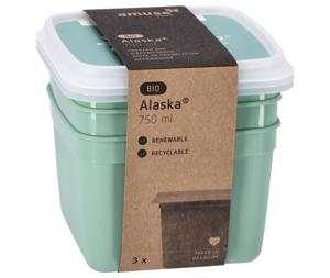 Alaska 3 Diepvriesdozen Vierkant 0.75 liter