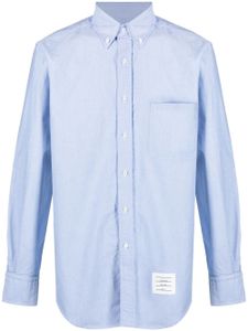 Thom Browne chemise à poche poitrine - Bleu