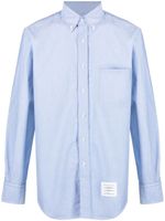 Thom Browne chemise à poche poitrine - Bleu - thumbnail