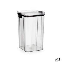 Voedselopslagcontainer Quid Cocco Transparant 1,3 L (12 Stuks)