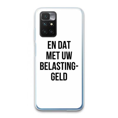 Belastinggeld: Xiaomi Redmi 10 Transparant Hoesje